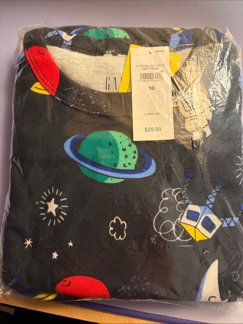 GAP Kids Space Planet Pajama Set -long sleeves & pants